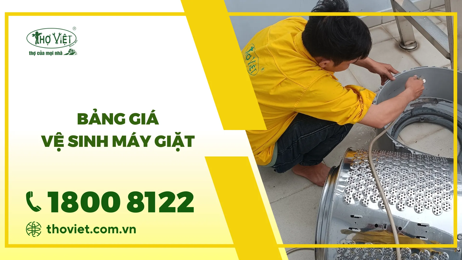 Bảng giá vệ sinh máy giặt mới nhất [thangnam]