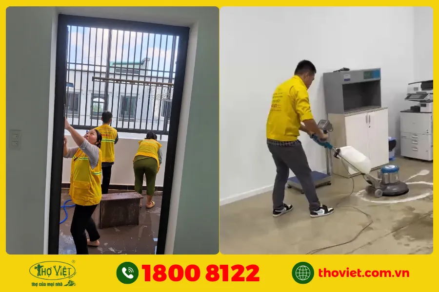 Bảng giá vệ sinh căn hộ 2 phòng ngủ sau xây dựng mới nhất 10/2025