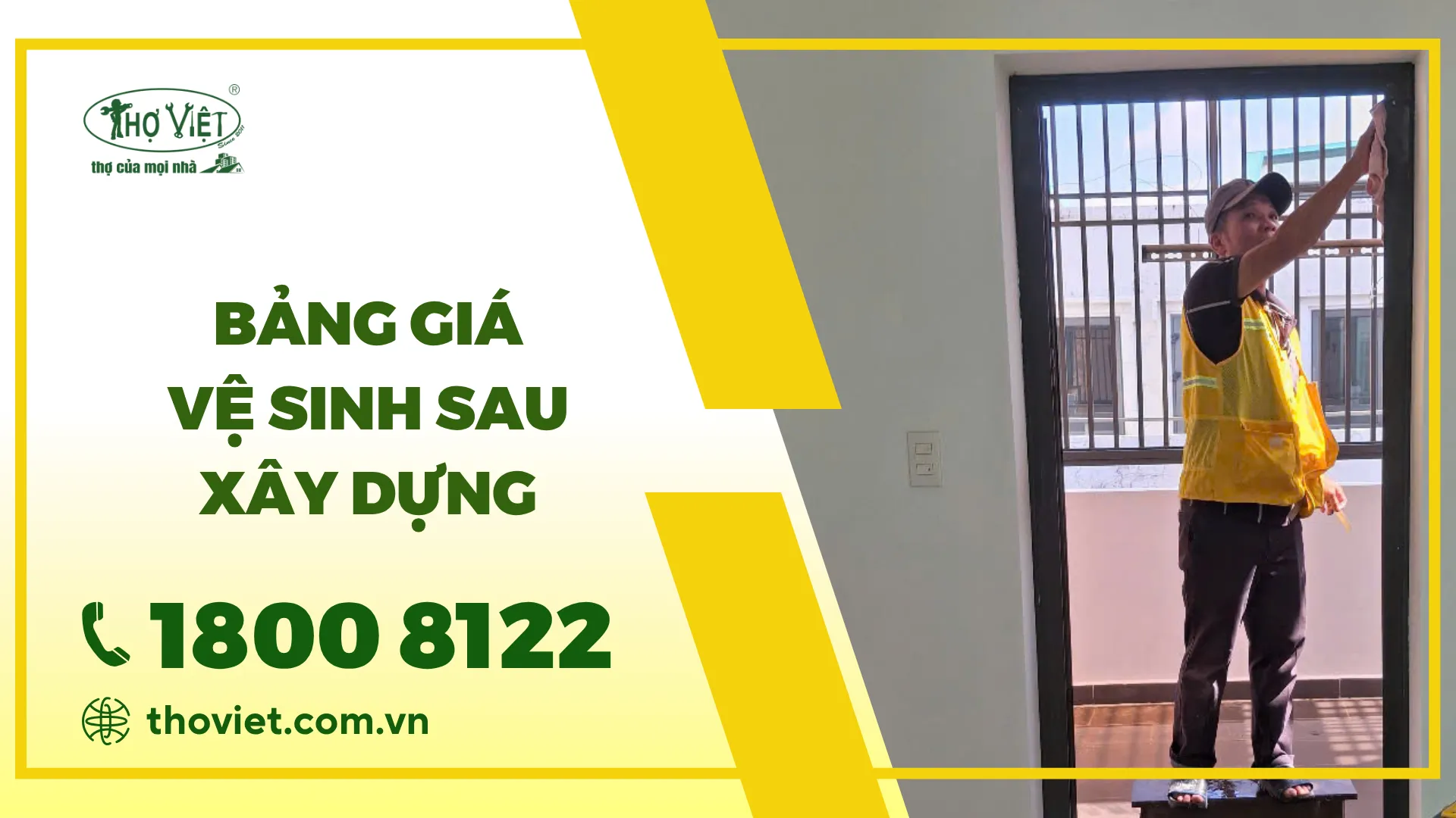 Bảng giá vệ sinh sau xây dựng mới nhất [thangnam]