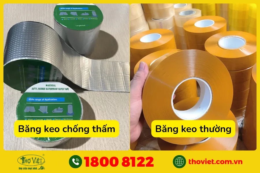 Keo chống thấm khác gì keo thường?