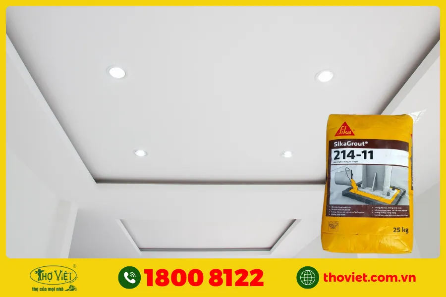 Xi măng chống thấm trần nhà Sika