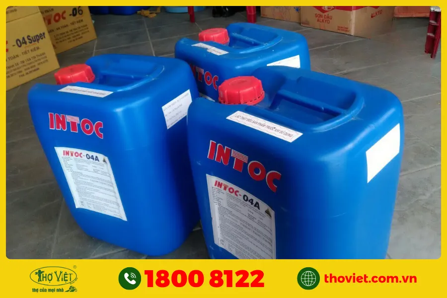 Xi măng chống thấm trần nhà Intoc