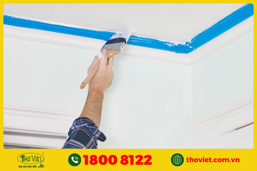 Các bước chống thấm trần nhà bằng xi măng