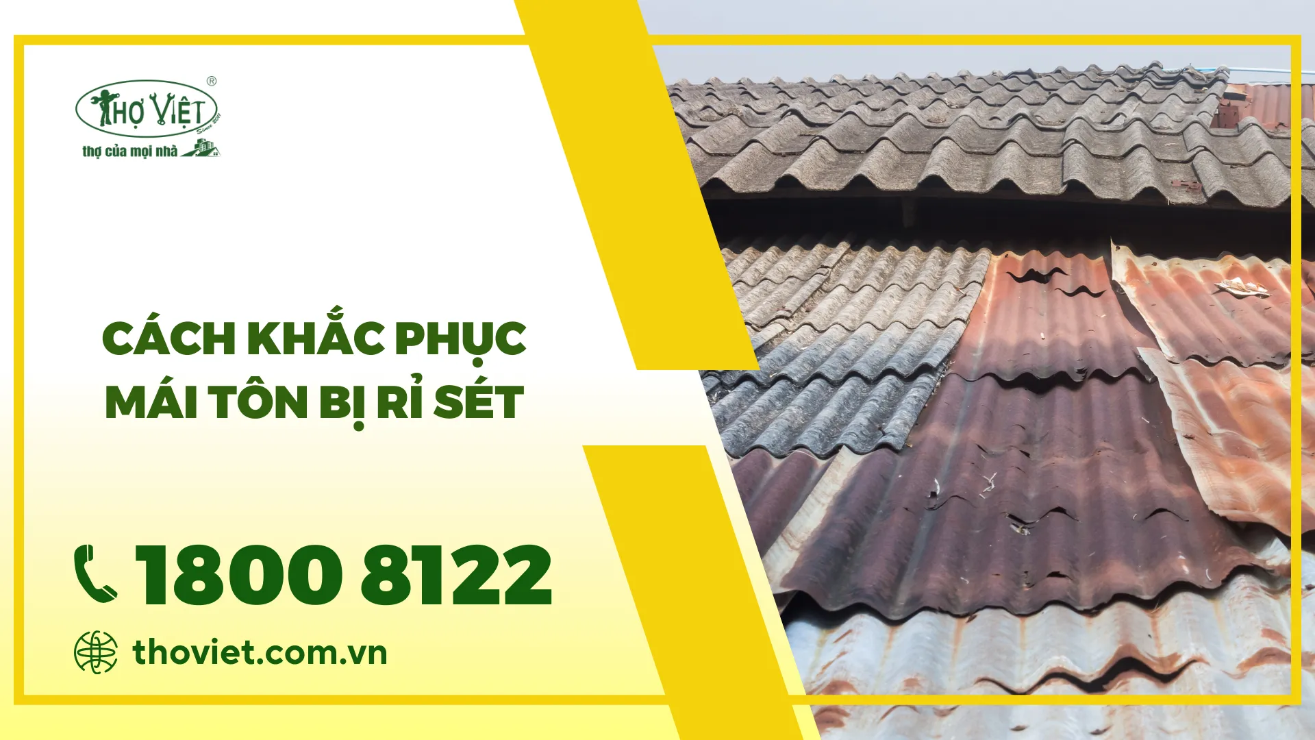 Tôn bị rỉ sét: Nguyên nhân & Cách khắc phục