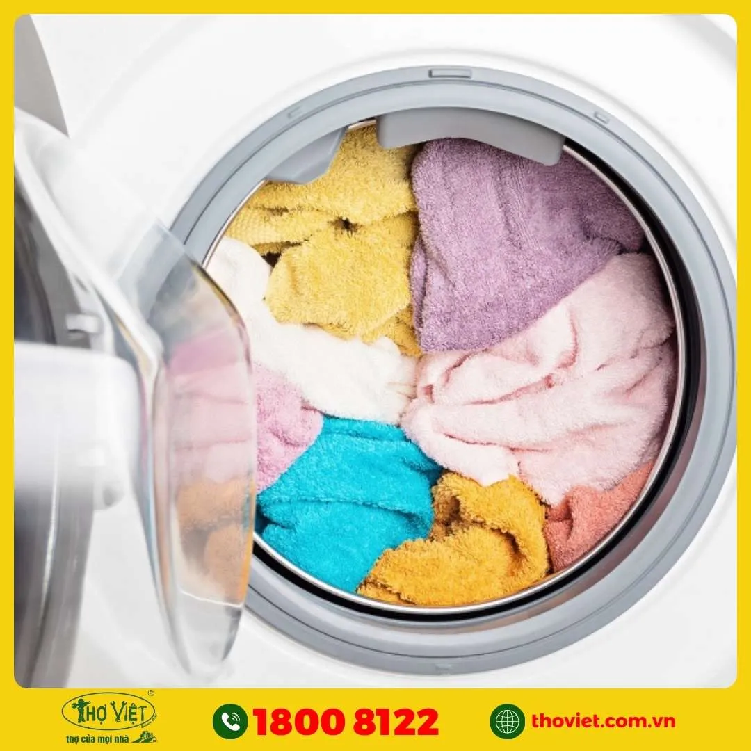 Cách mở máy giặt bị khóa khi giặt xong