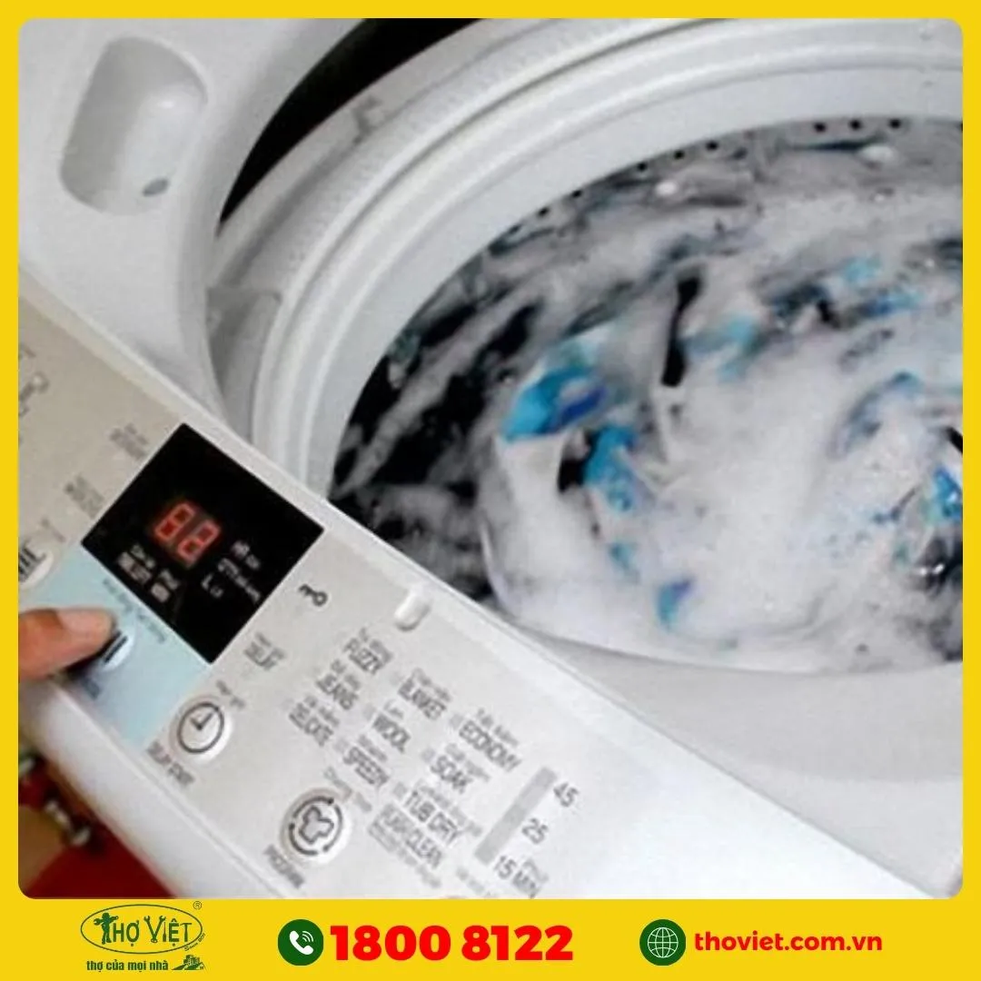Cách mở máy giặt bị khóa - Xả nước máy giặt
