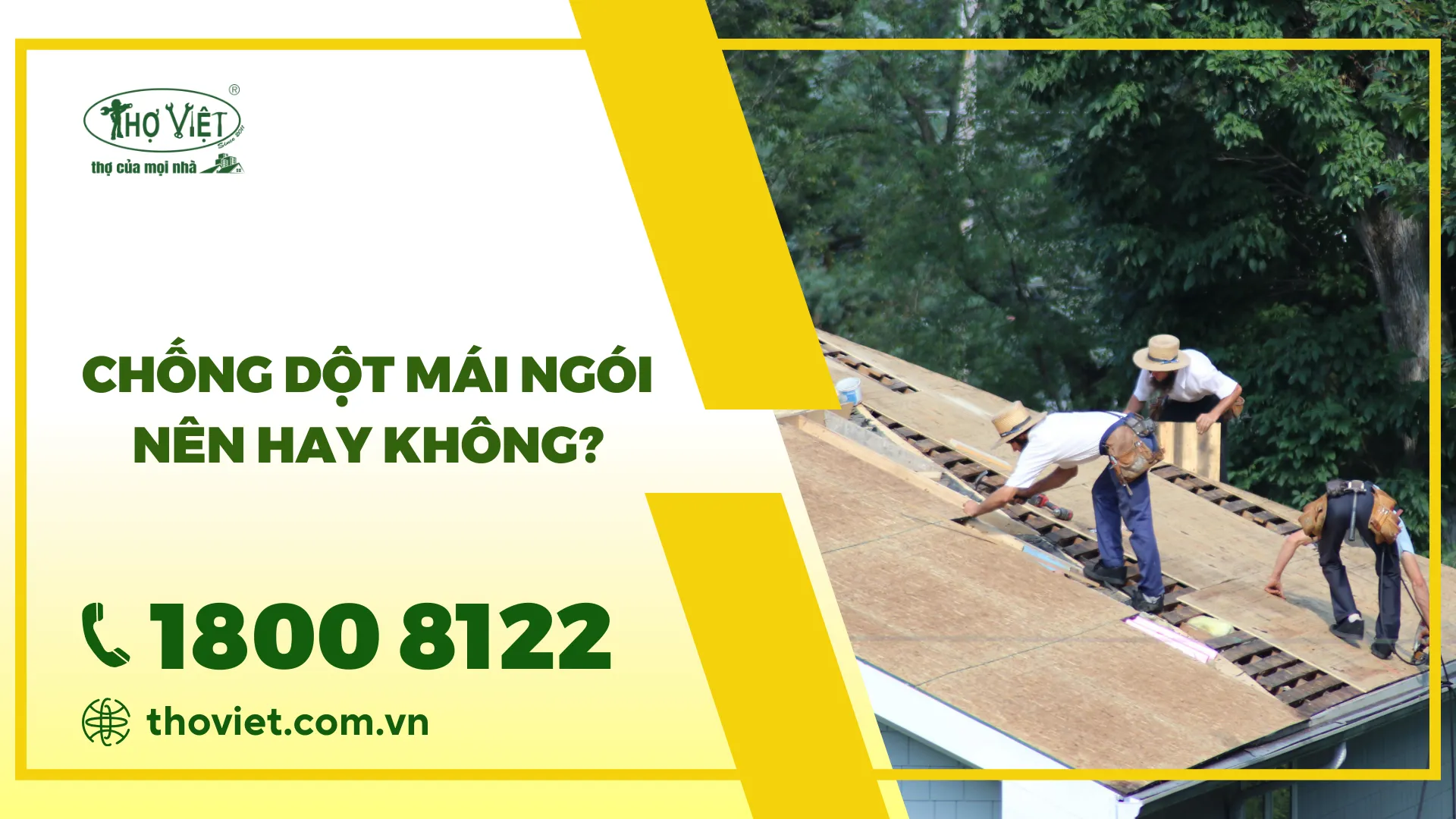 Chống dột mái ngói nên hay không? Nên dùng cách nào chống thấm?