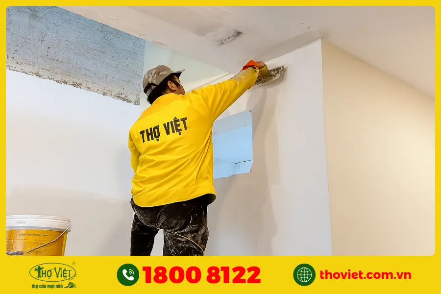 Các bước chống thấm trần nhà chung cư