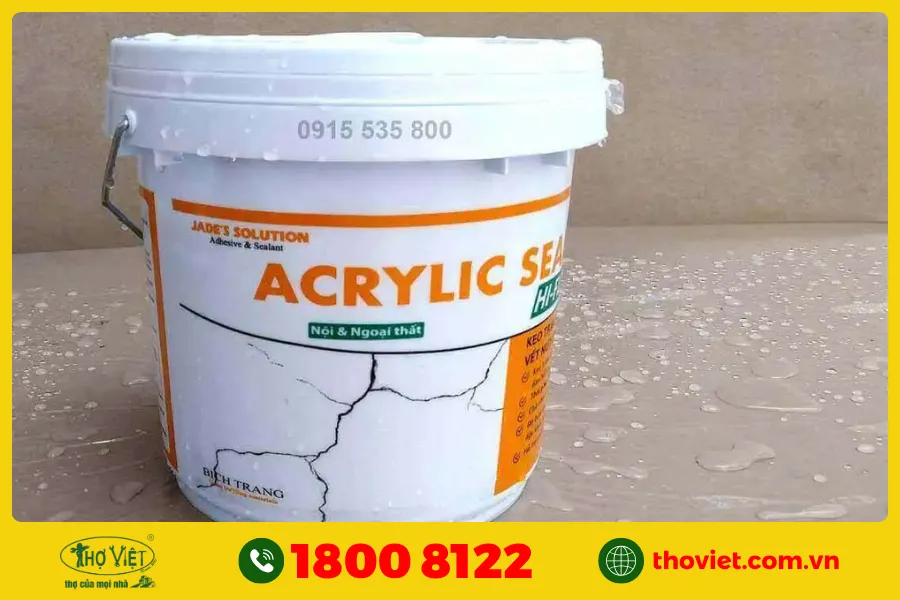 Chống thấm trần nhà chung cư bằng keo chống thấm dạng lỏng