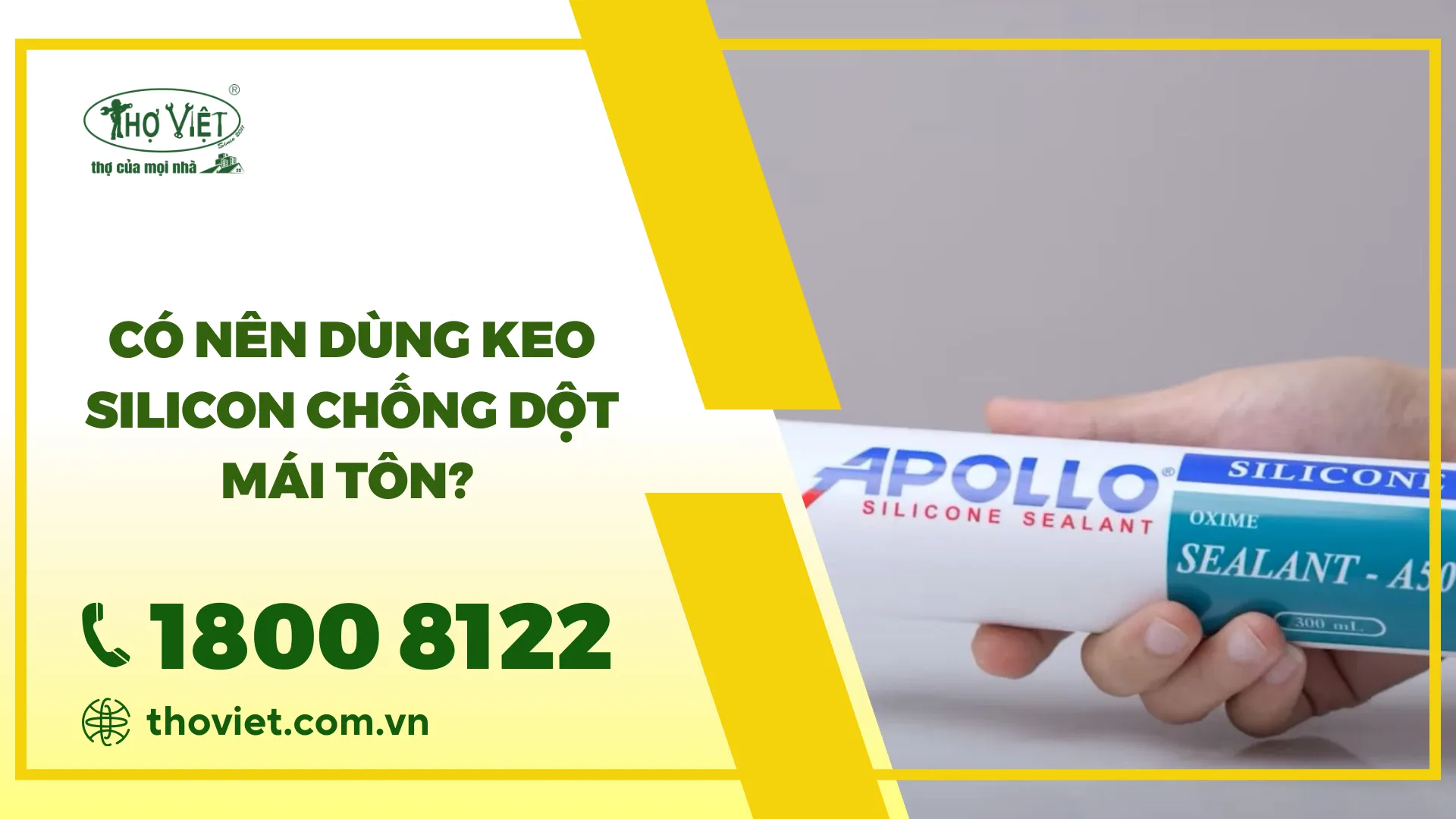 Có nên dùng keo Silicon chống dột mái tôn không?