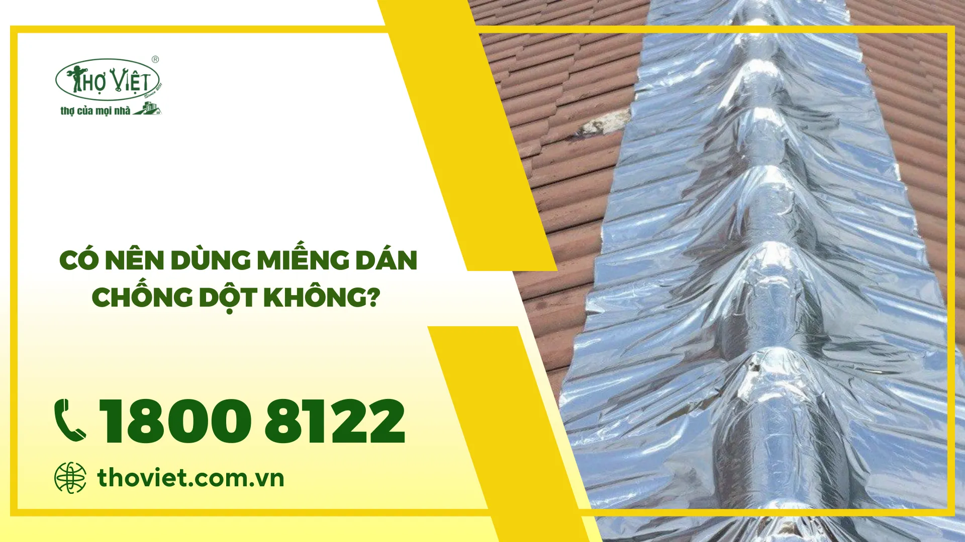 Có nên sử dụng miếng dán chống dột không? Ưu & nhược điểm