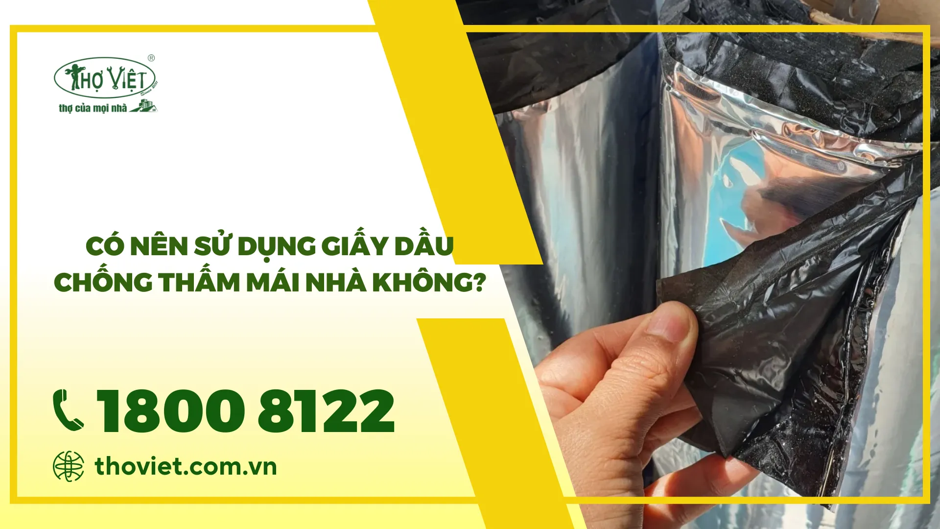 Có nên sử dụng giấy dầu chống thấm mái nhà không?