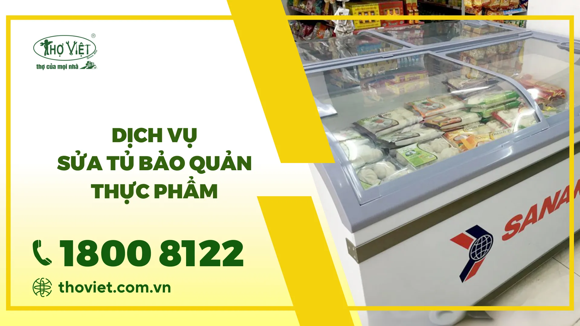 Dịch vụ sửa tủ bảo quản thực phẩm tại TP.HCM & Các tỉnh lân cận
