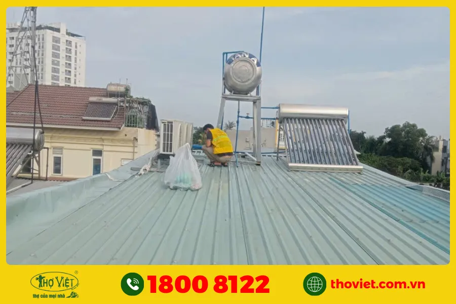 Các bước chống dột mái tôn bị dột nước