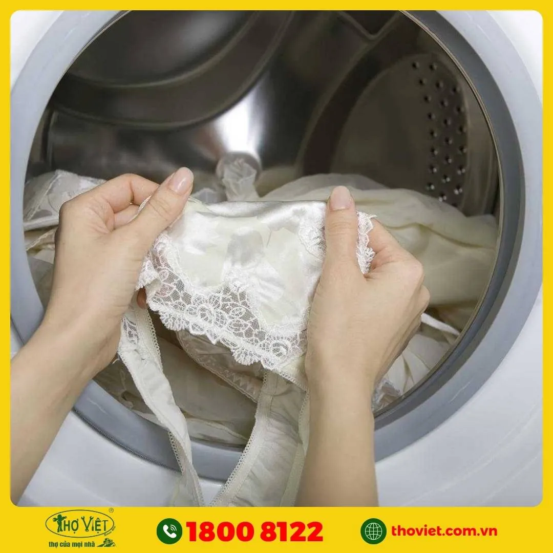 Giặt chung đồ lót với quần áo bẩn khác
