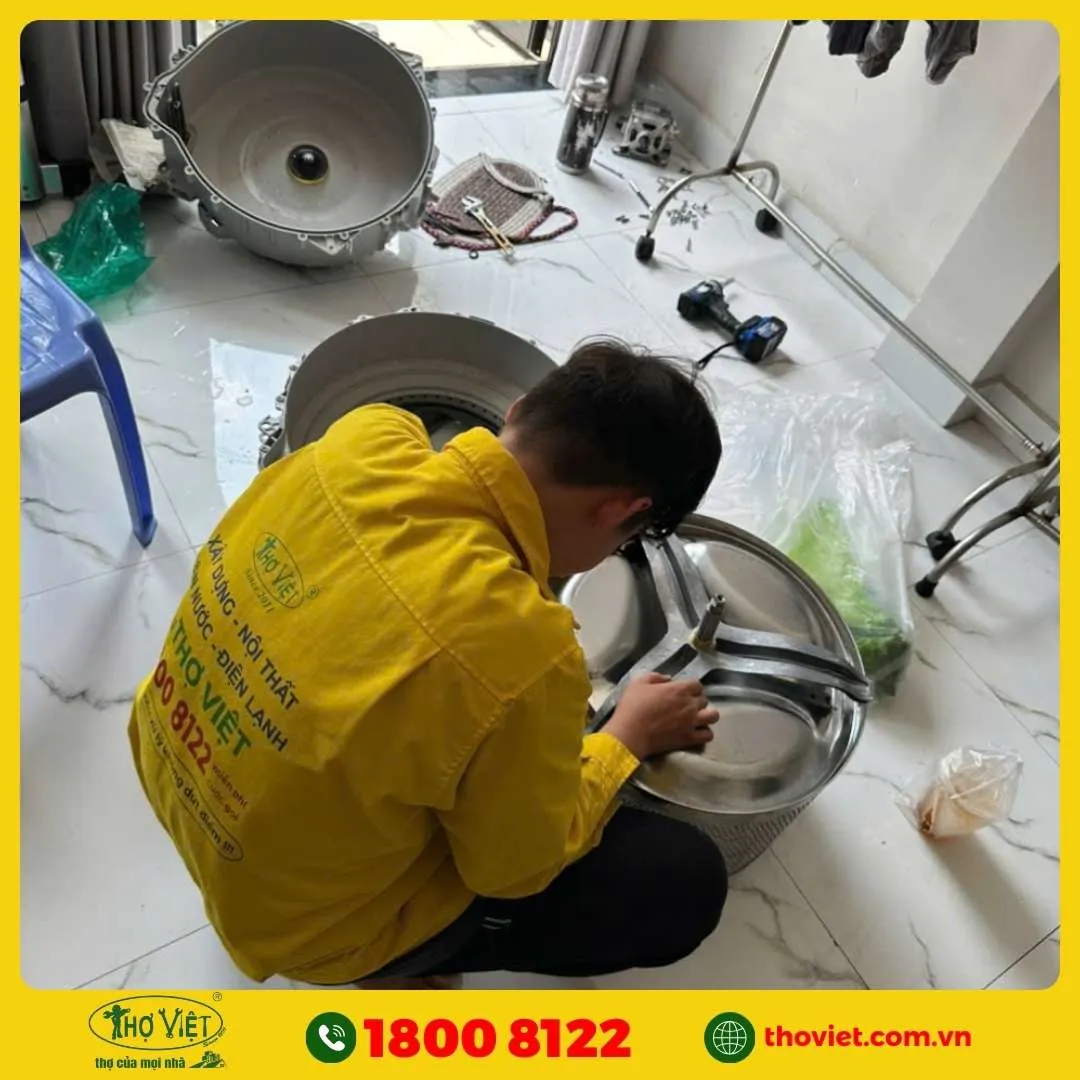 Gọi thợ chuyên sửa máy giặt đến sửa chữa