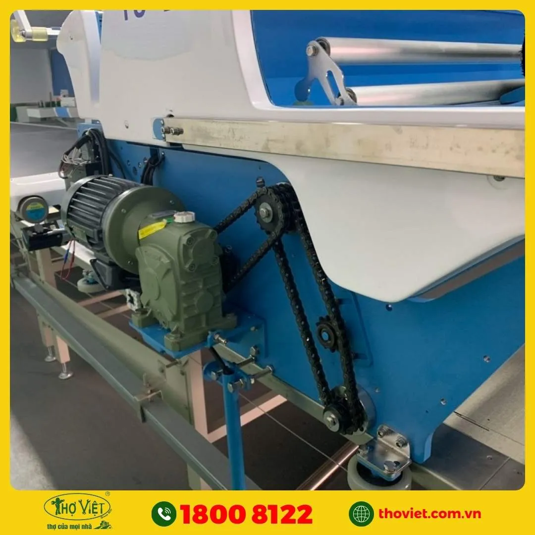 Hạng mục sửa máy kiểm vải tại Thợ Việt