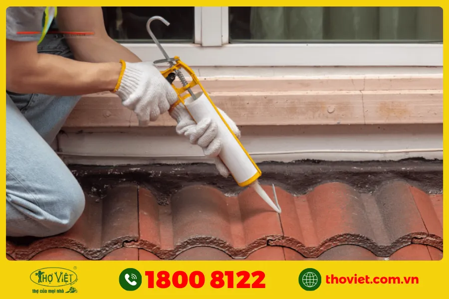Hướng dẫn chống thấm dột bằng keo silicon