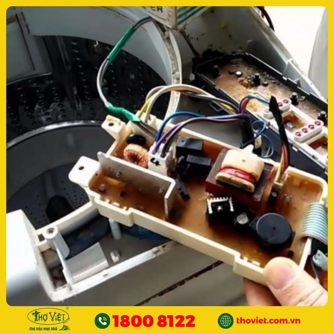 Lỗi board mạch máy giặt