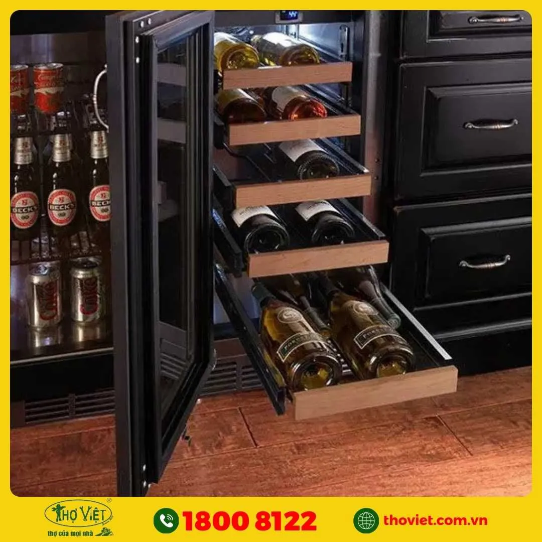 Lưu ý khi bảo quản tủ rượu vang tại nhà 
