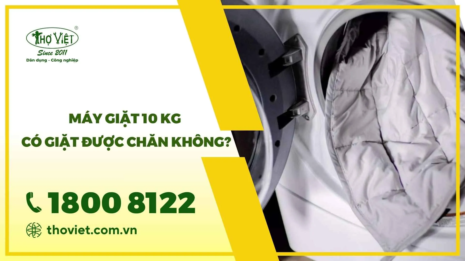 Máy giặt 10 kg có giặt được chăn không