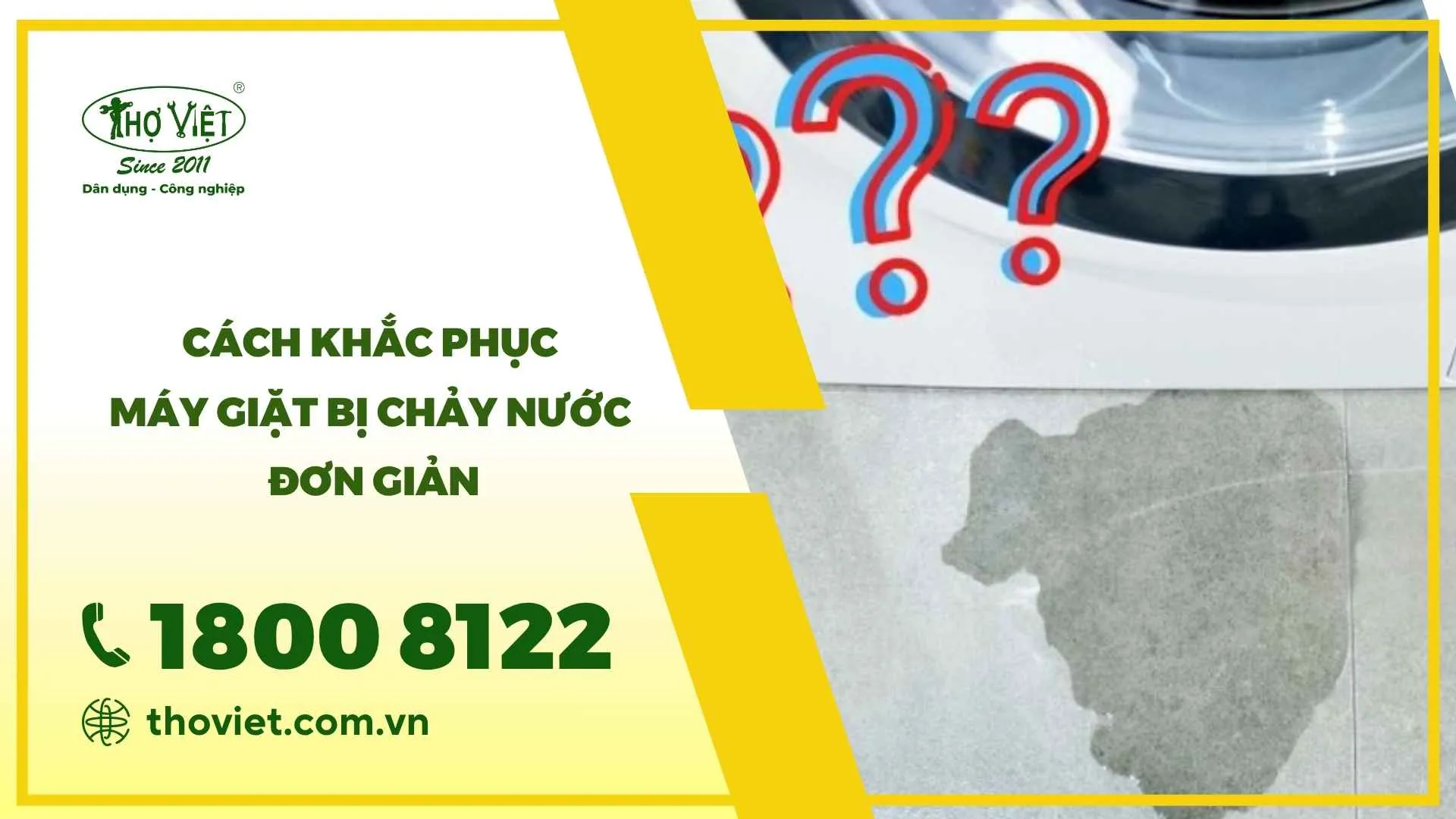 Máy giặt bị chảy nước 