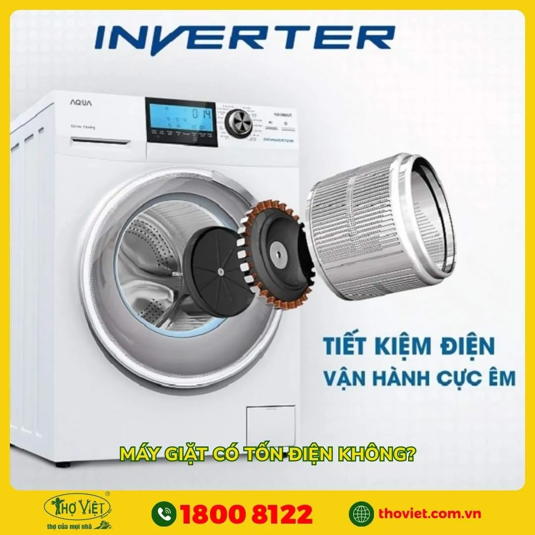 Máy giặt có tốn điện không