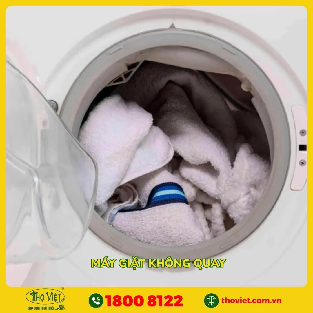 Máy giặt không quay