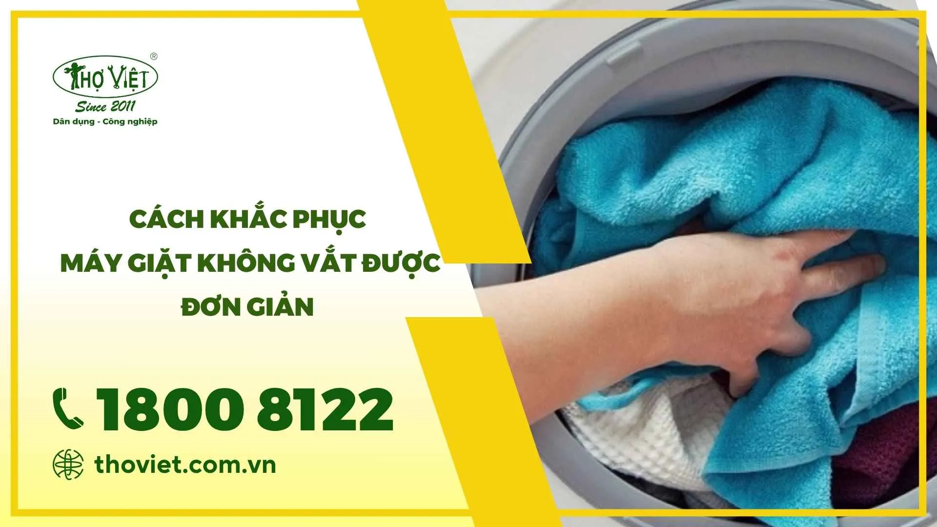 Máy giặt không vắt được