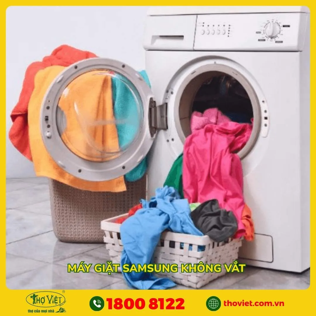 Máy giặt Samsung không vắt