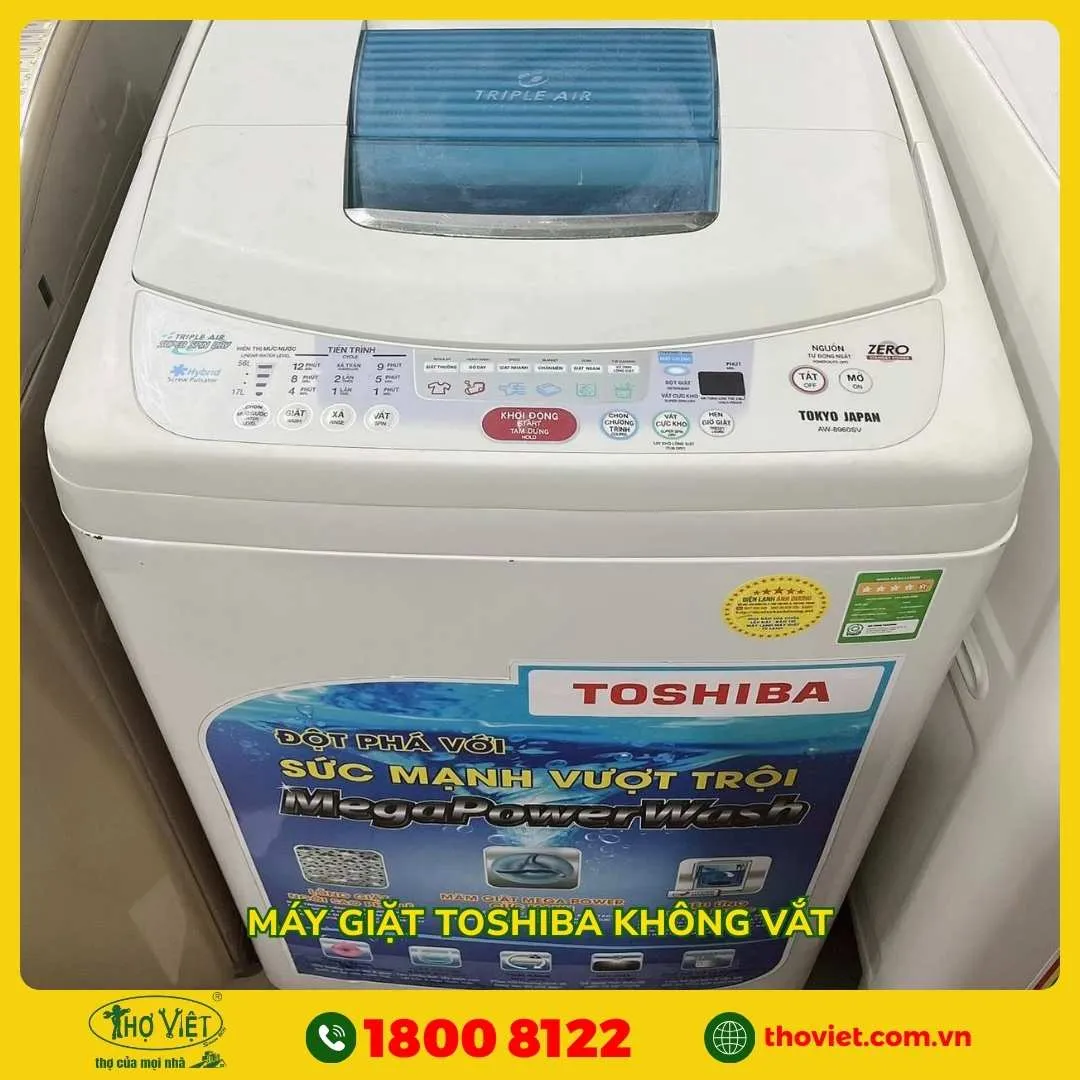 Máy giặt Toshiba không vắt