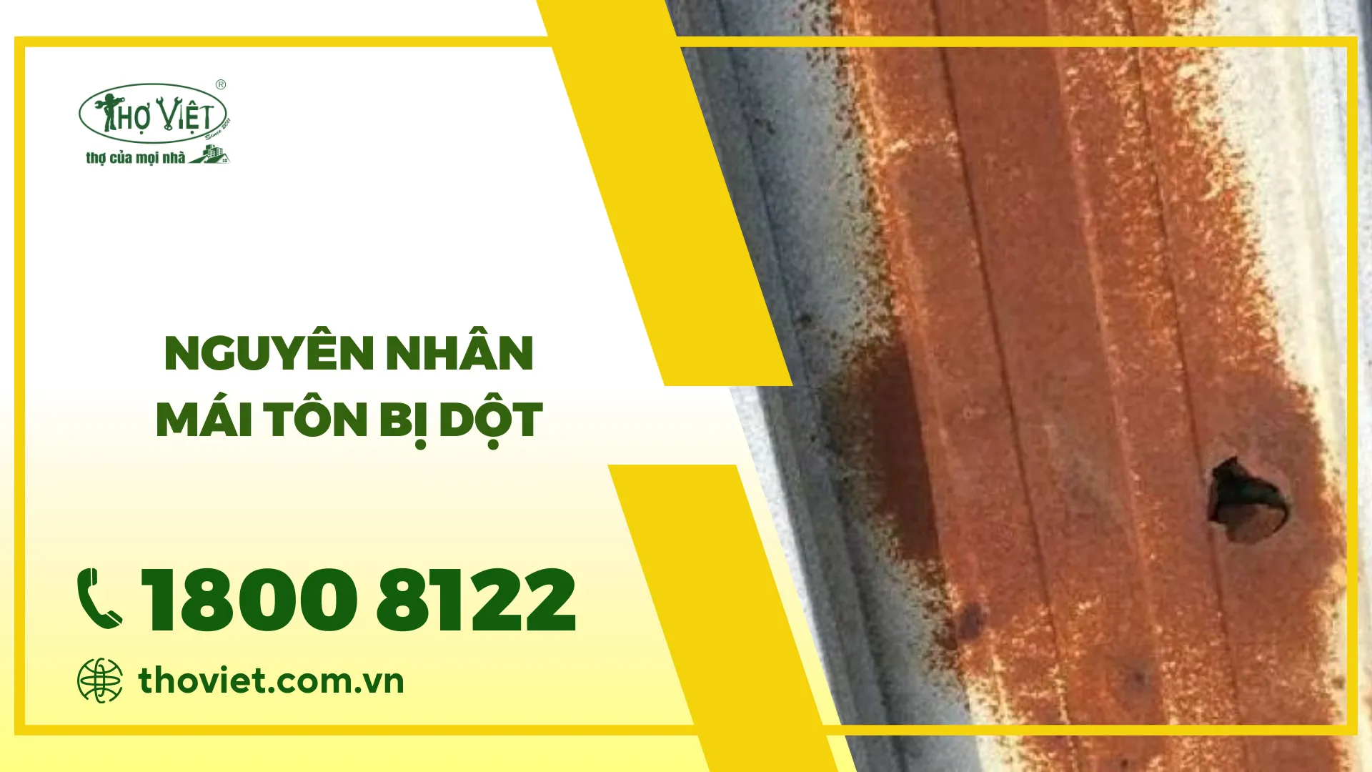 Nguyên nhân mái tôn bị dột và cách xử lý tiết kiệm 40% chi phí