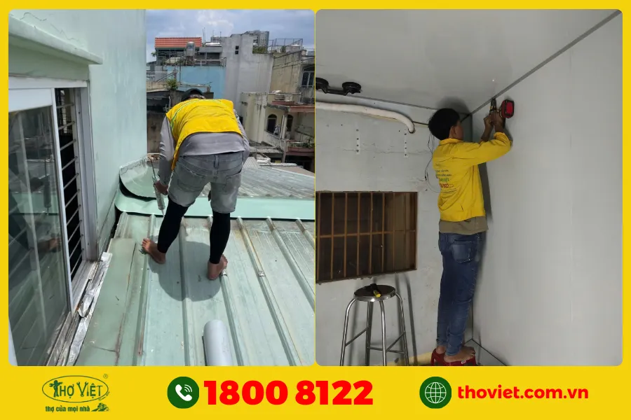 Hướng dẫn các bước chống dột nhà hiệu quả