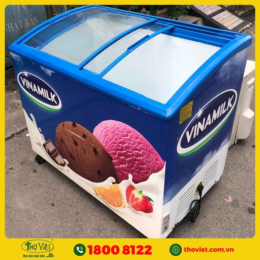 Quy trình tiếp nhận sửa tủ kem tại Thợ Việt