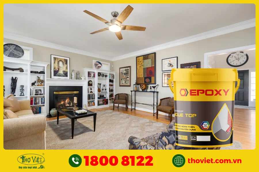 Sơn chống thấm trần nhà Epoxy