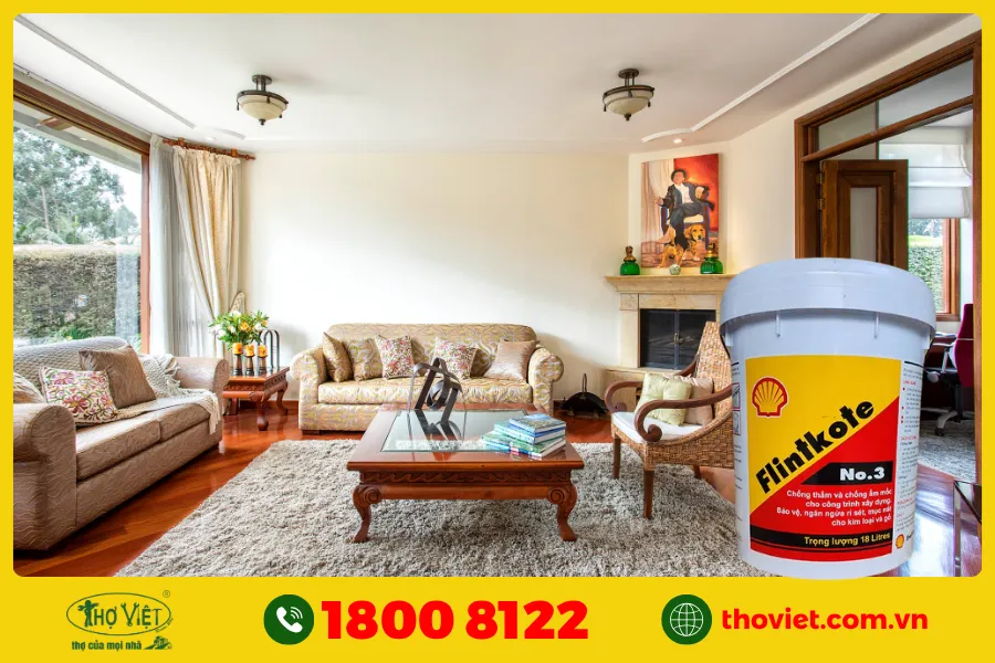 Sơn chống thấm trần nhà Shell
