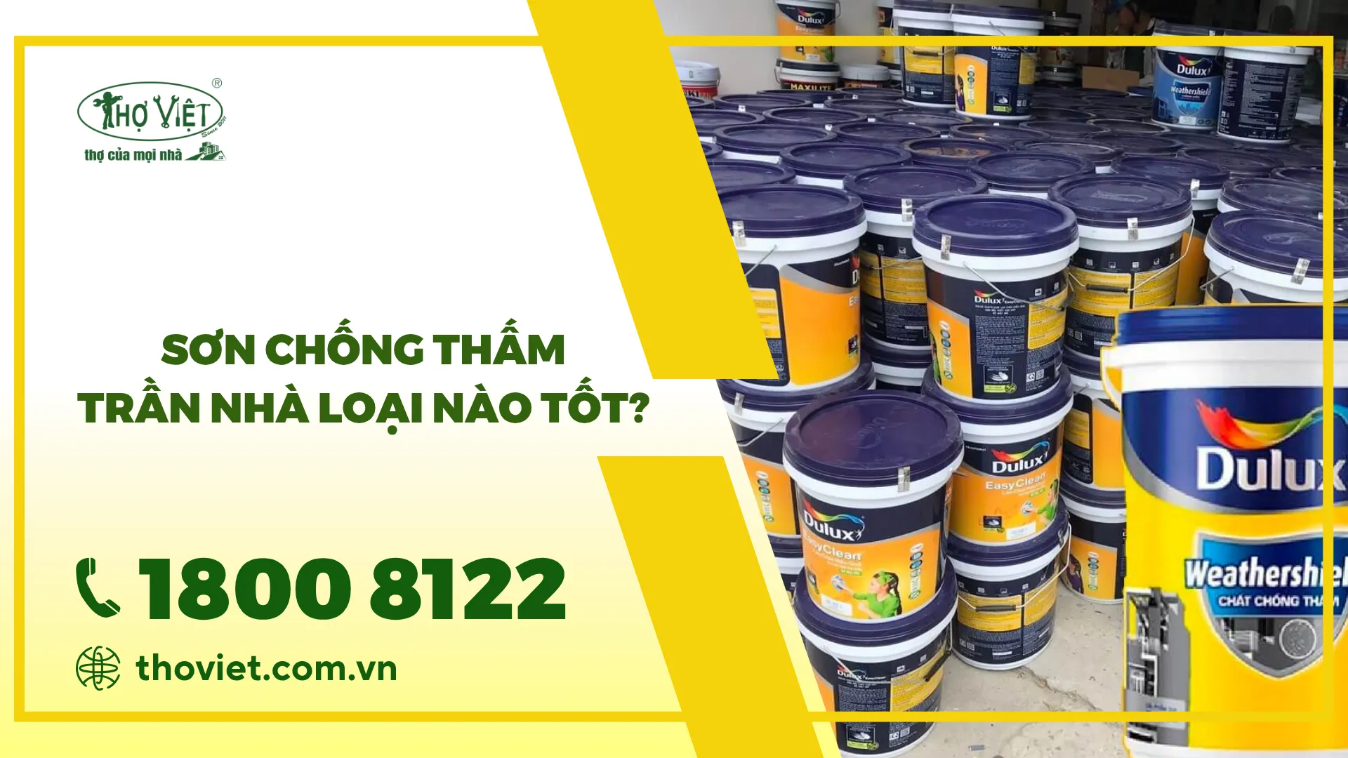 Sơn chống thấm trần nhà nào nhất năm [nam]?