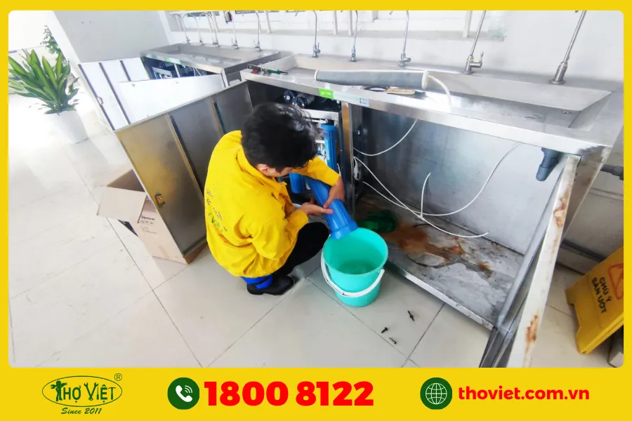 Quy trình sửa điện nước Hóc Môn tại Thợ Việt