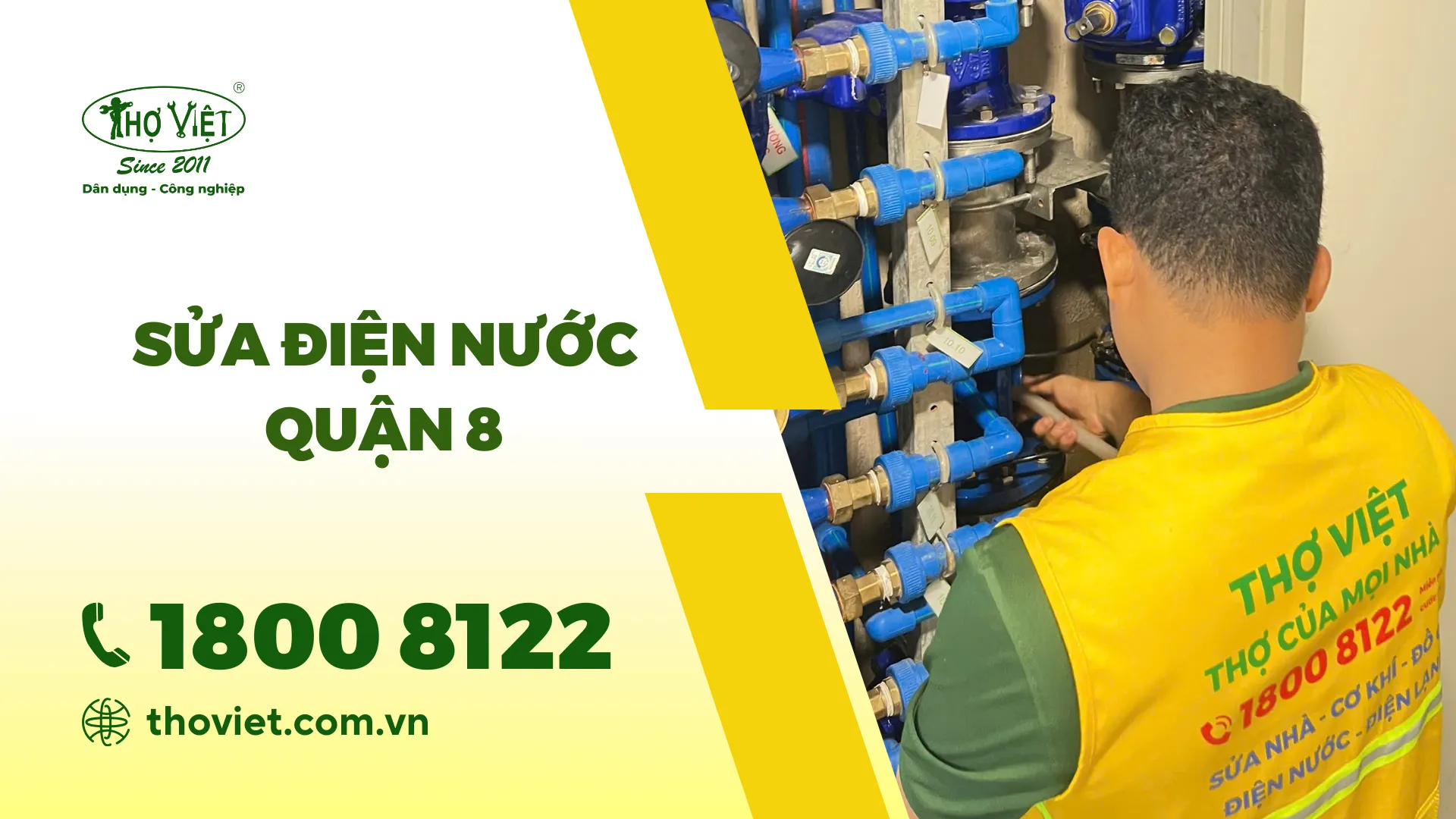 Sửa điện nước quận 8
