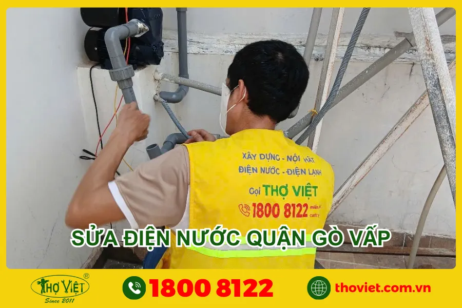 Sửa chữa điện nước quận gò vấp