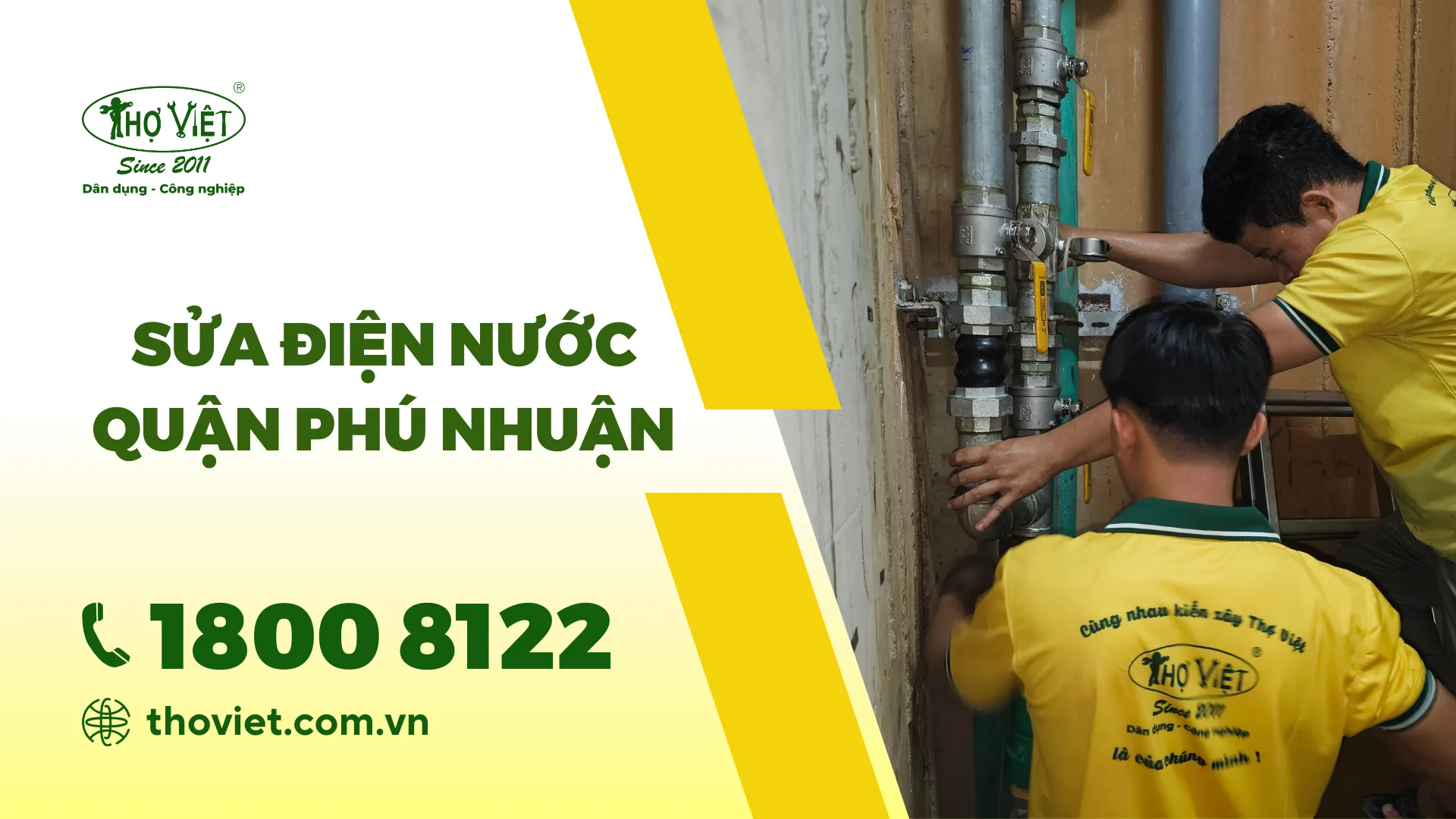 Sửa điện nước quận Phú Nhuận