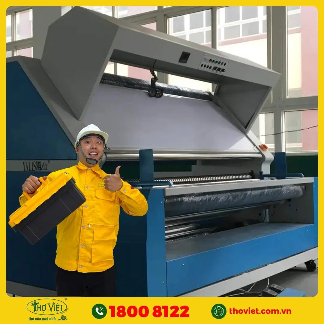 Sửa máy kiểm vải tại Thợ Việt