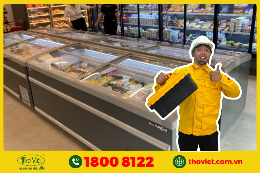 Quy trình sửa chữa tủ bảo quản thực phẩm - Thợ Việt