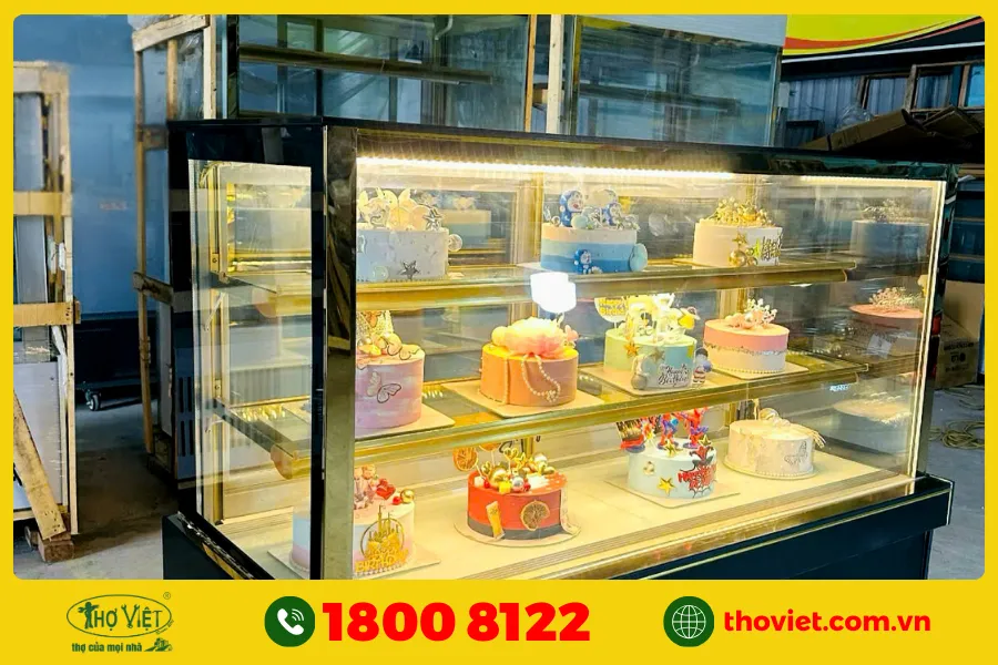 Dấu hiệu nhận biết tủ trưng bày bánh kem bị hư