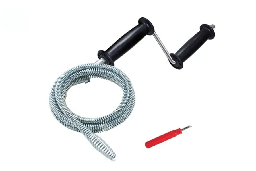 thông tắc cống bằng lo xo quay tay