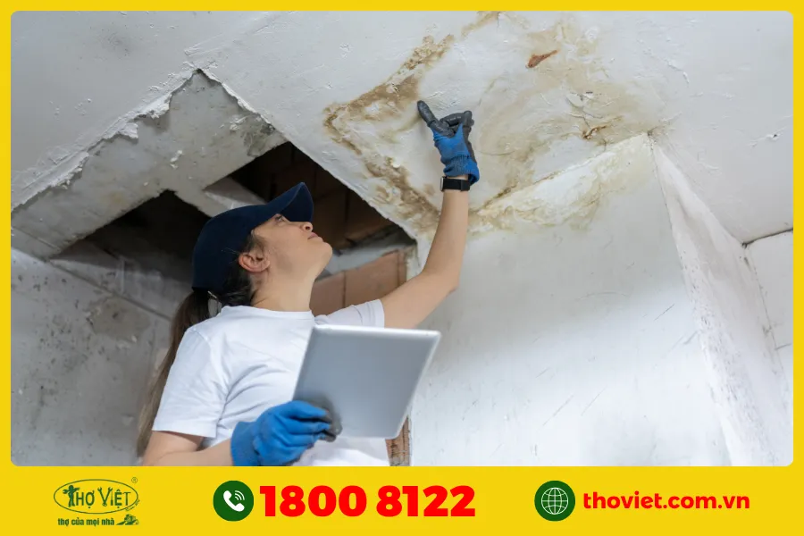 Hướng dẫn cách xử lý trần thạch cao bị ngấm nước