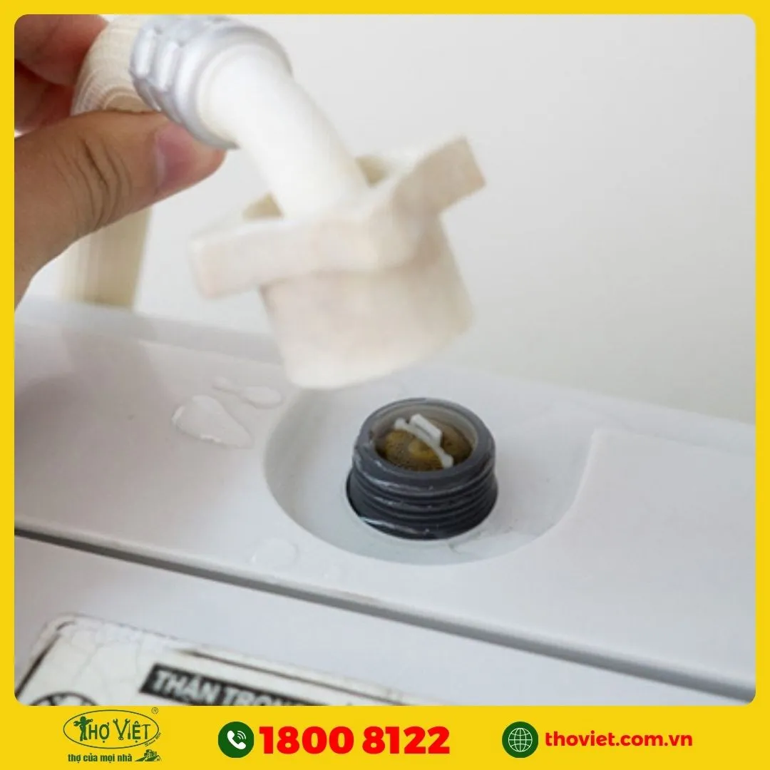 Van cấp nước hỏng hoặc bị cặn bẩn