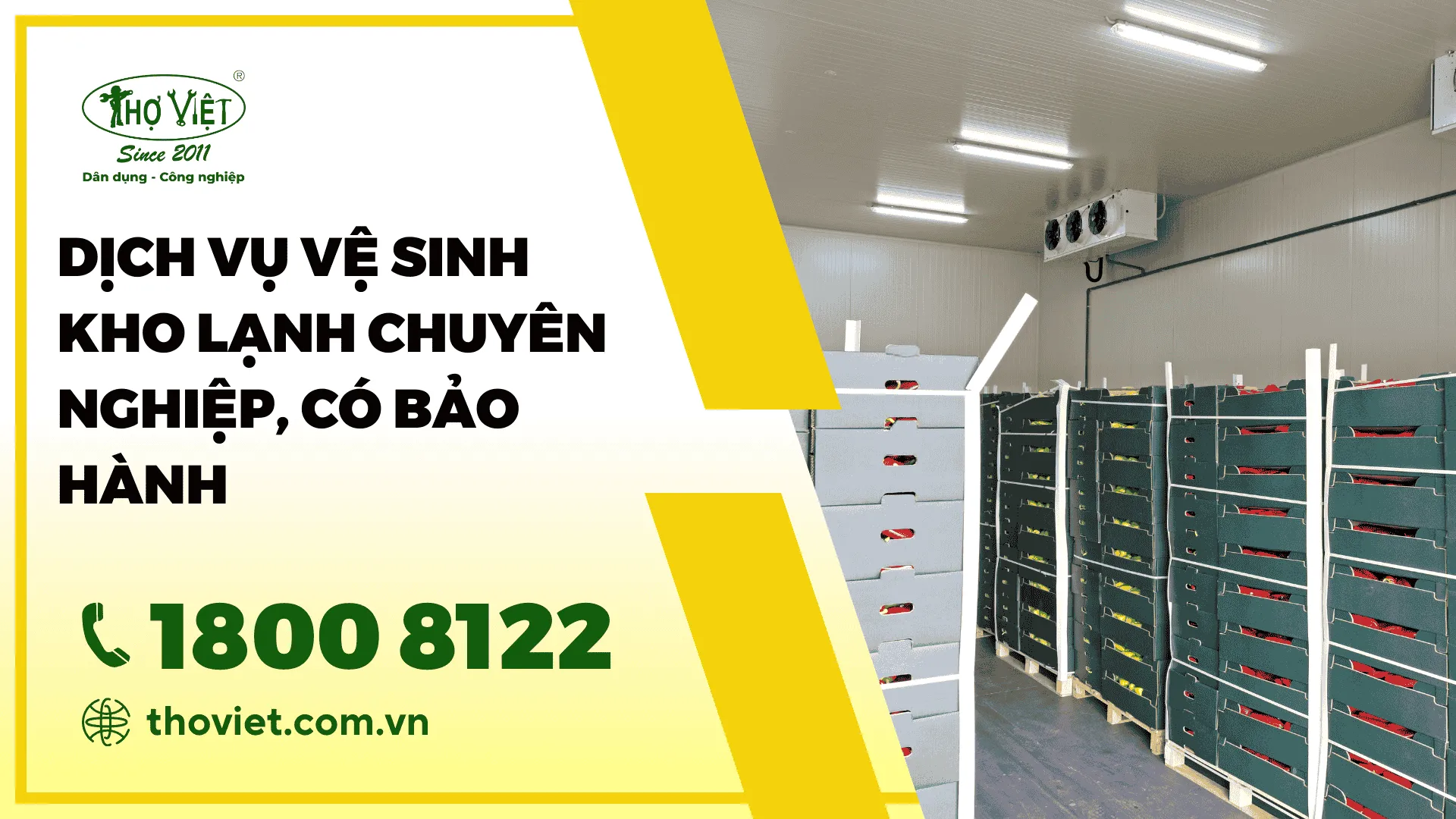 Dịch vụ vệ sinh kho lạnh