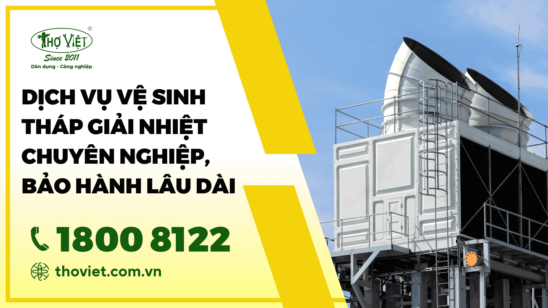 Dịch vụ vệ sinh tháp giải nhiệt