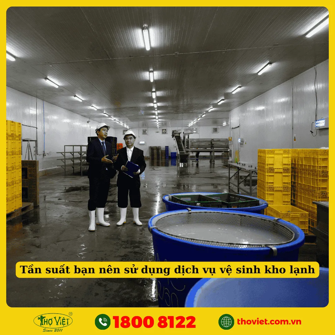 Tần suất bạn nên sử dụng dịch vụ vệ sinh kho lạnh